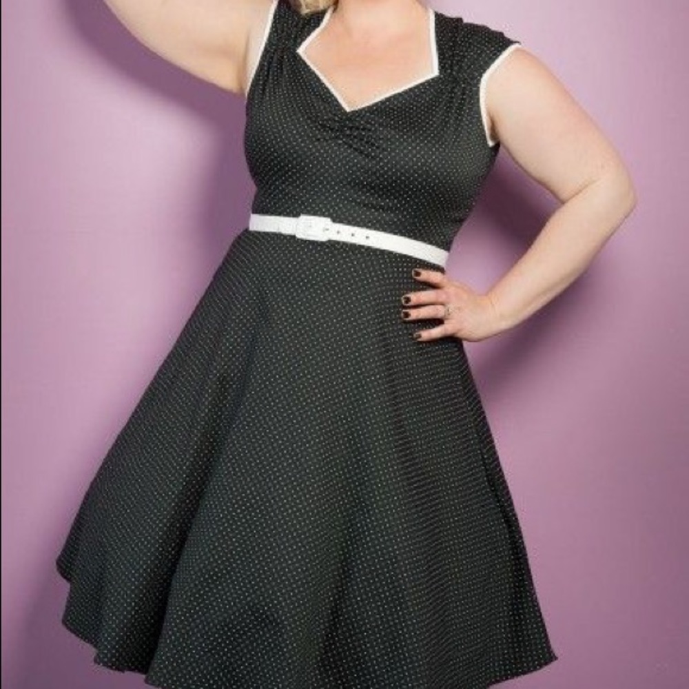 Pinup Couture Heidi Pin-dot Dress